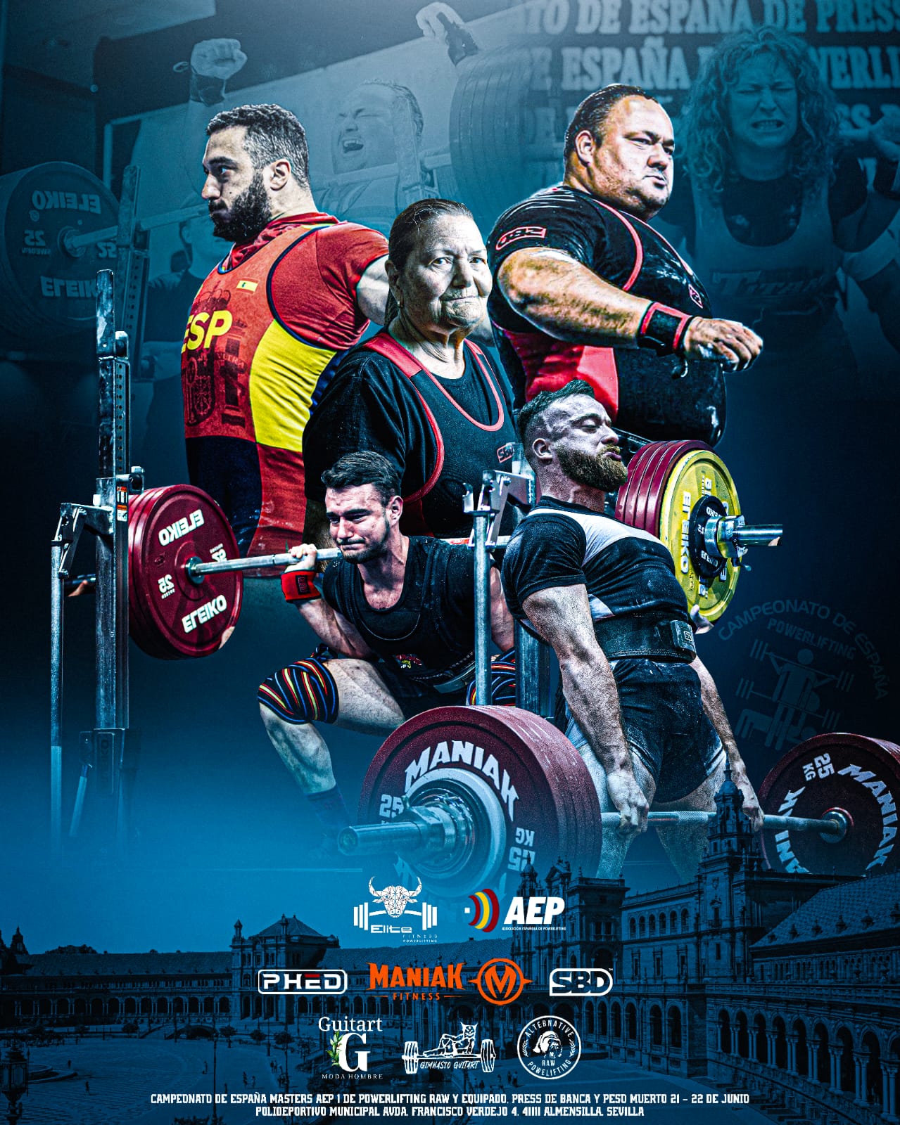 46º Campeonato de España Powerlifting MÁSTER´s en Almensilla – Sevilla